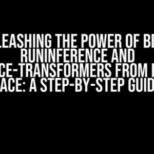 Unleashing the Power of Beam RunInference and Sentence-Transformers from Hugging Face: A Step-by-Step Guide